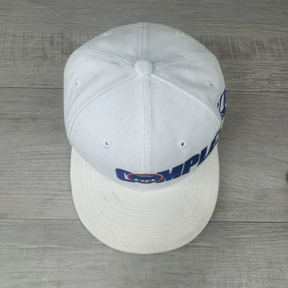New Era 9Fifty Chicago Cubs Cap Mens One Size White ComplexCon Snapback Hat